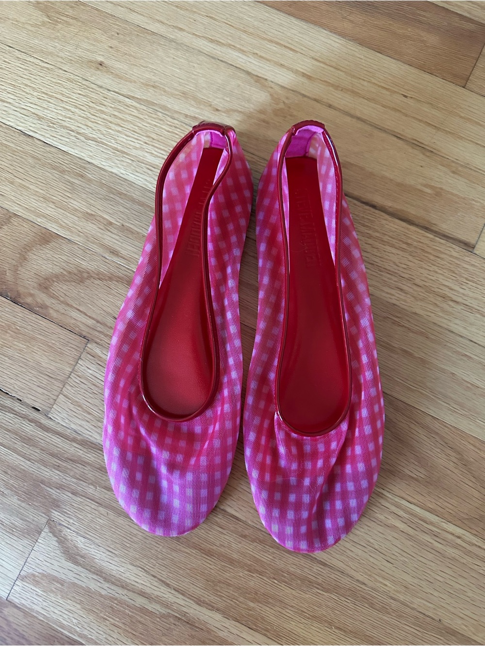 Steve Madden Meadow Res Gingham Mesh Ballet Flats